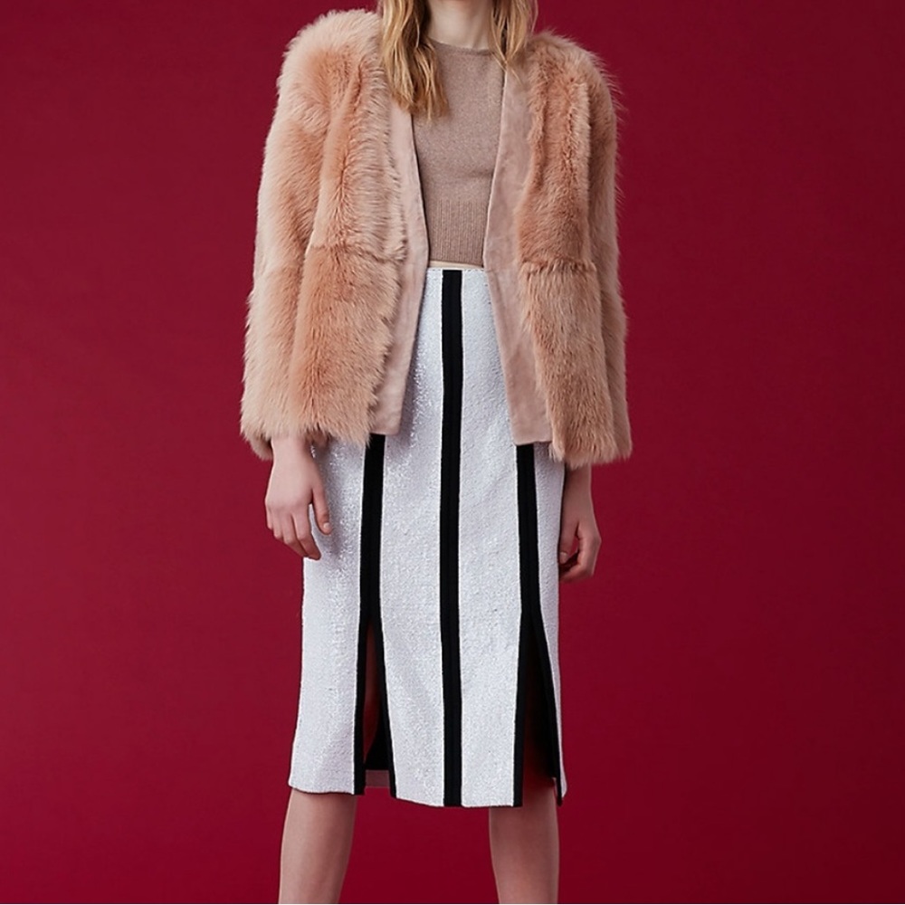 Diane Von Furstenberg Shearling Jacket - Picture 2 of 9